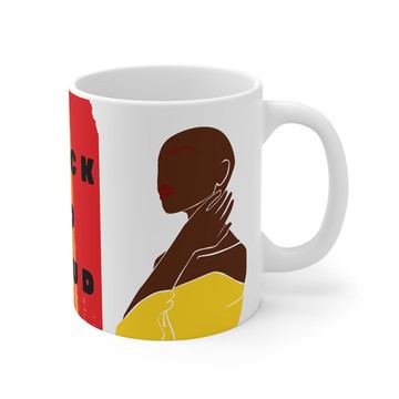 Black and Proud Mug | Black Pride Ceramic Coffee Cup | Afro Inspired Empowerment Mug