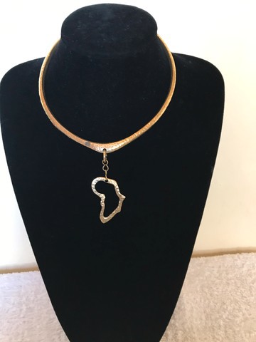 Collier en laiton / tour de cou en laiton / collier de déclaration