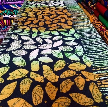 Africa print fabric, batik Fabrics (6 yards)