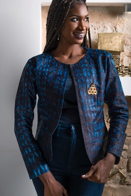Kindia jacket in indigo