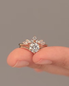 Dainty yellow gold ring/engagement ring/wedding ring,10k