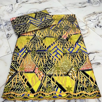 Embroidery Grand Glitter Super wax Vlisco/ Ankara Print