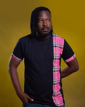 “Abidjan” unisex cotton and wax t-shirt