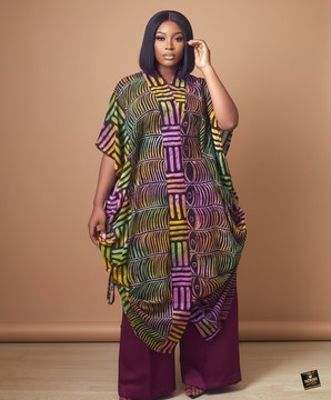 Ensemble kimono Adire deux pièces