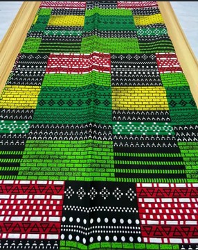Damilare 6yards ankara wax, pure cotton