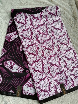 Tissus African batik Wax 100 % coton 1 yard " oluwa "