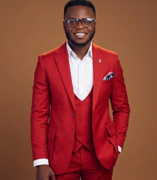 3-Piece Bold Red Suit