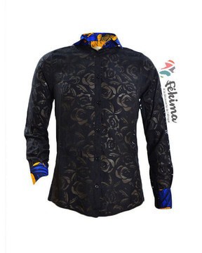 Women's lace and wax shirt