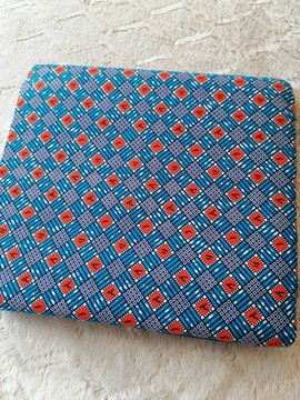 Wax fabrics 100% cotton 2 yards 1m80 "checkered"