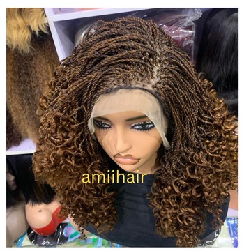 Ready to Shop Braided Boho knotless braided wig, goddess braids, braided wig,