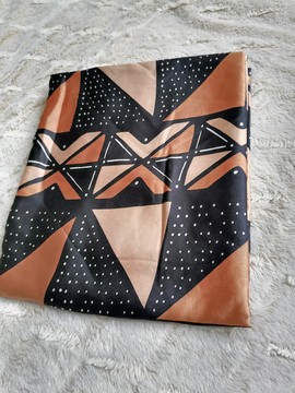 Bogolan printed silk fabrics sold by the yard
