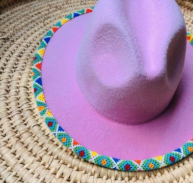 Chapeau Fedora, fedora perlé, chapeau de plage, chapeau d'été