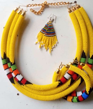 Collier / collier de perles / collier africain / cadeau pour elle / collier africain / perles zoulou