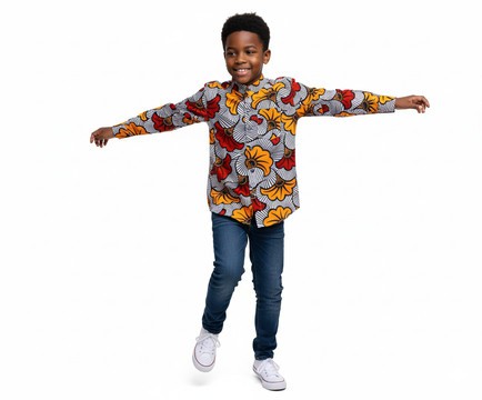 Chemise à fleurs de mariage enfants (2-12 ans)