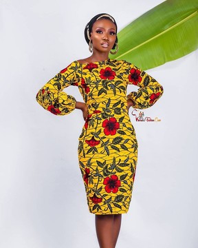 African print midi dress, midlength ankara dress, Ankara dresses, Ankara gowns
