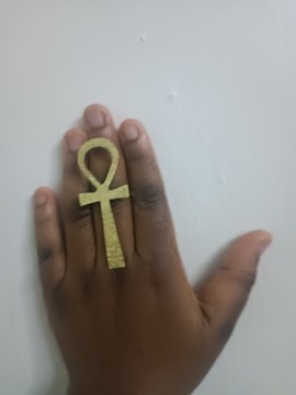 Brass rings, African brass rings, boho rings, statement rings, ankh Brass rings