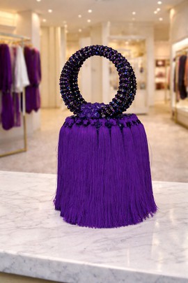 Rain tassel bag NYFW