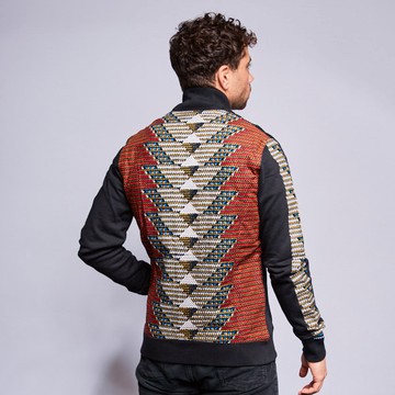 Unisex black Teddy jacket with Umoja theme