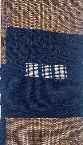 Pindel fabric strip, 1 m / 12 cm Tiémoko
