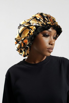 Reversible silk beanie / satin nightcap / hair accessories for women