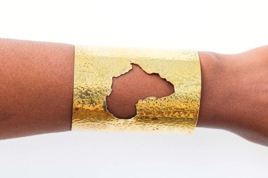 Bracelets en laiton africains, Bracelets en laiton manchette, Bracelets en laiton et en os, Bracelets de poignet