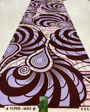 Original Premium Cotton Satin Wax Vlisco Hollandais fabric/ Dutch Wax/ Hollandais Wax