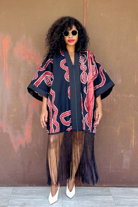 KIMONO À POMPONS MARIYA (AUTOMNE)