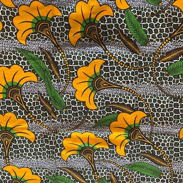 African Print Ankara Multicolor Mixed Design Cotton Colorful Fabric - By the Yard