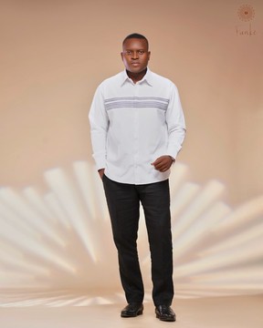 Chemise homme lin blanche