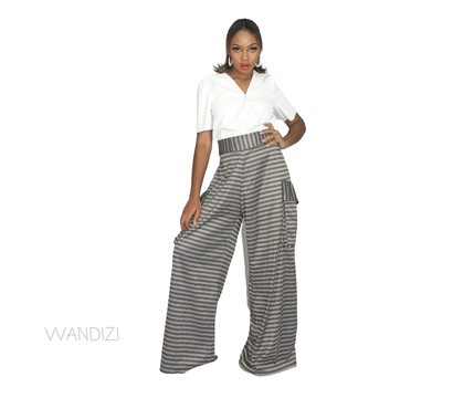 African Print Wide Leg Jersey Pants, African Womens Pants, Womens Clothing, Womens wear