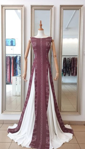 DJENEBA BOGO BROWN DRESS