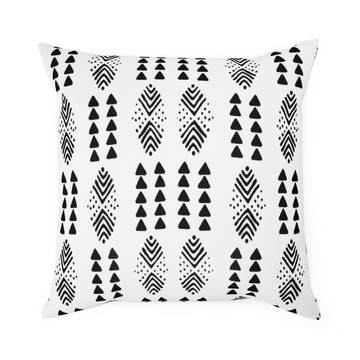 Cultural Unique Bath Mat White and Black Bathroom Rug (LARGER SIZES AVAILABLE)