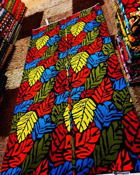 colorful Ankara fabric 6yards 💯 cotton