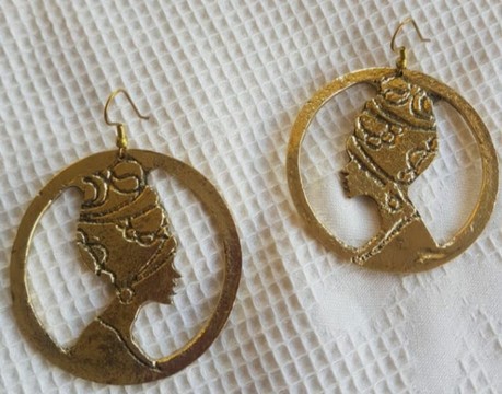 Boucles d'oreilles femme africaine/ bijoux cadeaux/ boucles d'oreilles faites main