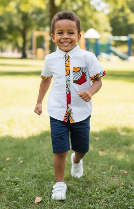 Chemise enfants MBELLA ( 2-12 ANS)