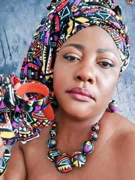 OSHUN bracelet in multicolored WAX fabric-loincloths