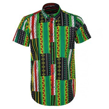 Chemise à imprimé africain Legend