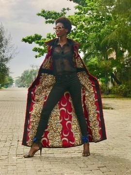 Surya Convertible &amp;Reversible Hand Frayed Maxi Coat