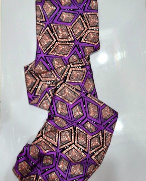 6 YARDS SILK FABRIC PRINTED GRAPHICS
