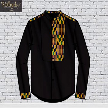 Rolloyds kente Long Sleeve Shirt
