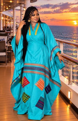 Bubu africain pour femme conçu par Sarah, mode Ankara du Nigeria, vêtements pour femmes