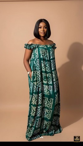 Jenrola Robe maxi épaules dénudées