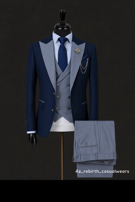 Costume de mariage trois pièces de smoking