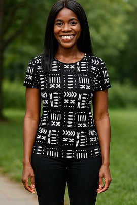 Modern Afrocentric T-shirt Tribal Print - Streetwear Vibes