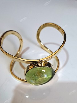 Manchette en laiton massif, bracelet de manchette en laiton africain, bracelet de déclaration