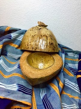 Coconut in ice bucket