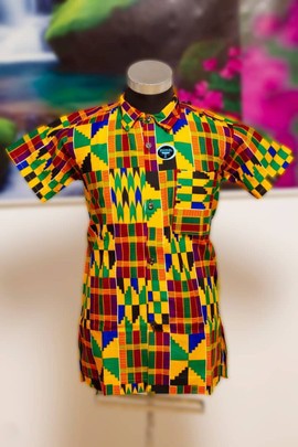 Manuel Fashion Kentey Short-Sleeve Shirt