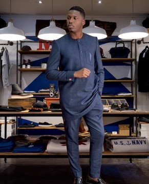 Men's 2-Piece African Outfit - Elegance and Authenticity