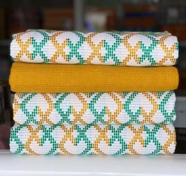 Ashanti Bonwire Kente -Hand woven