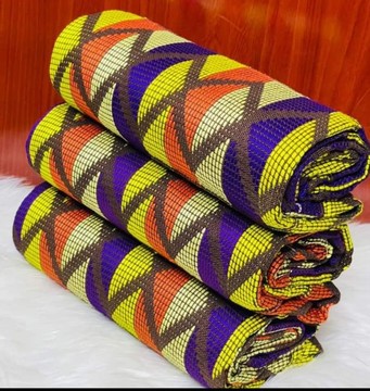 Kente fabric -Ashanti Bonwire Kente -Hand woven